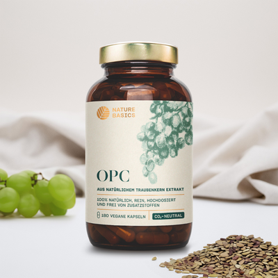 Hochdosierte OPC Traubenkernextrakt Kapseln (180 St.) in Premium Qualität