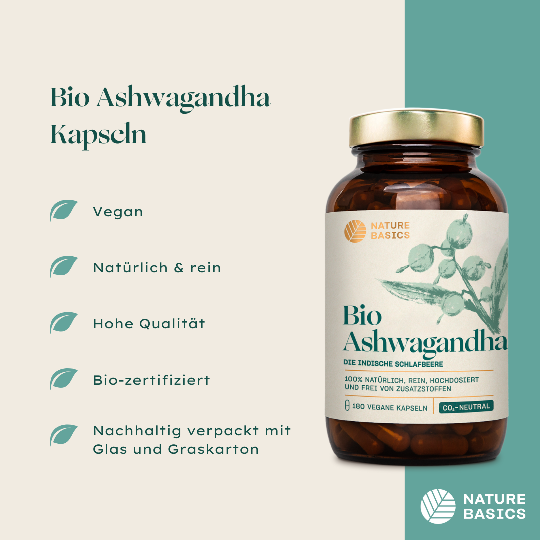 B-Ware Bio Ashwagandha Glas