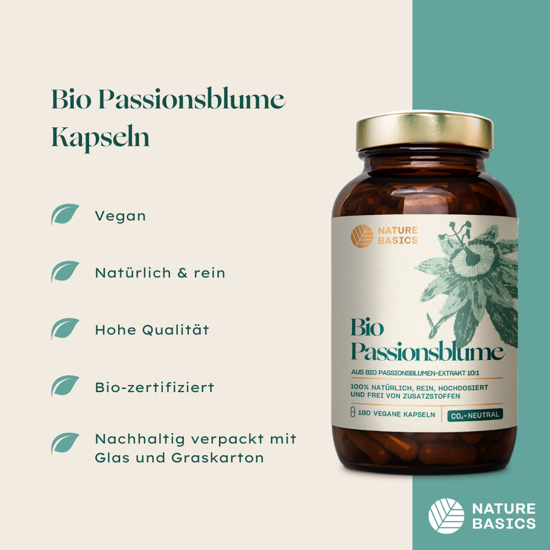 bio passionsblume kapseln eigenschaften