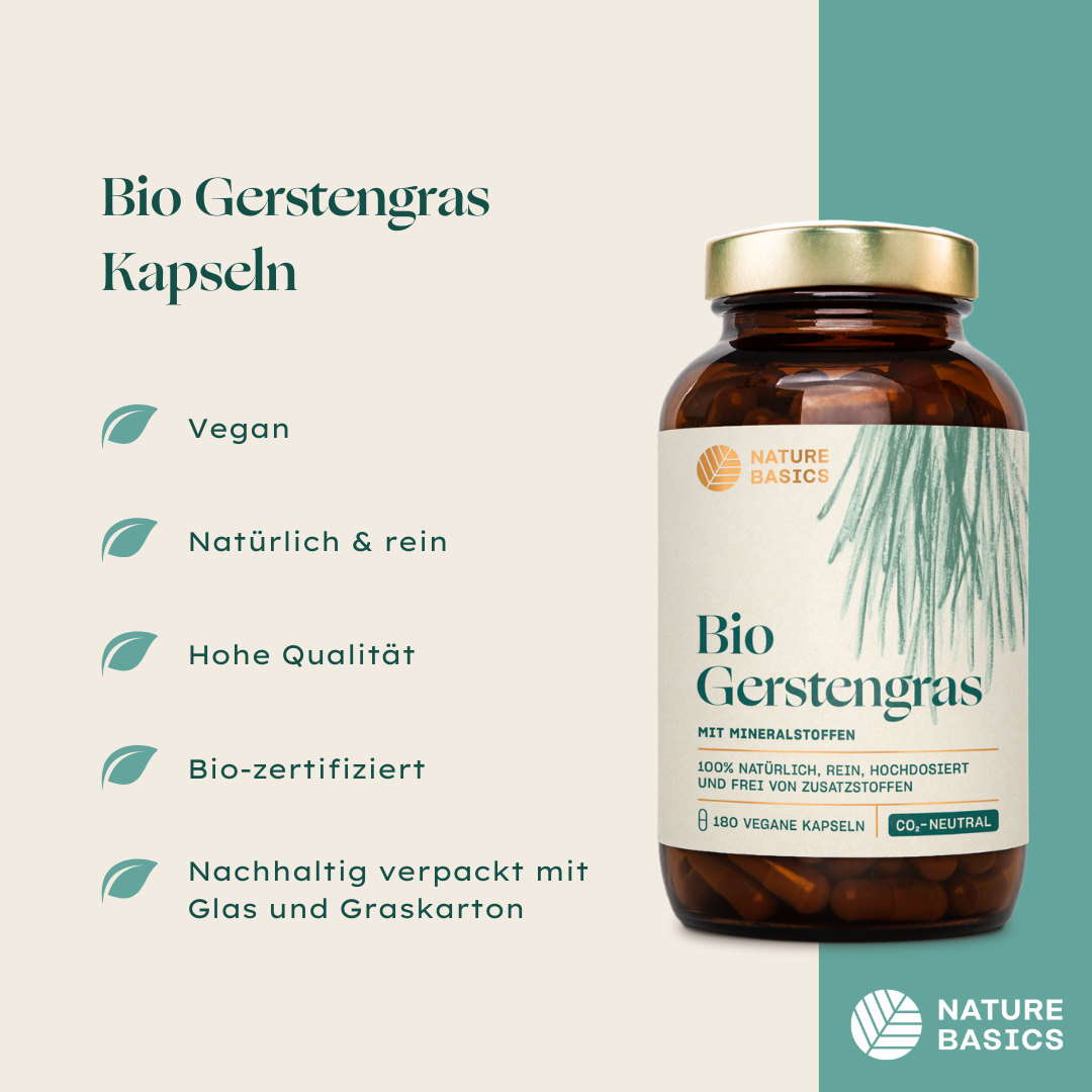 bio gerstengras kapseln eigenschaften