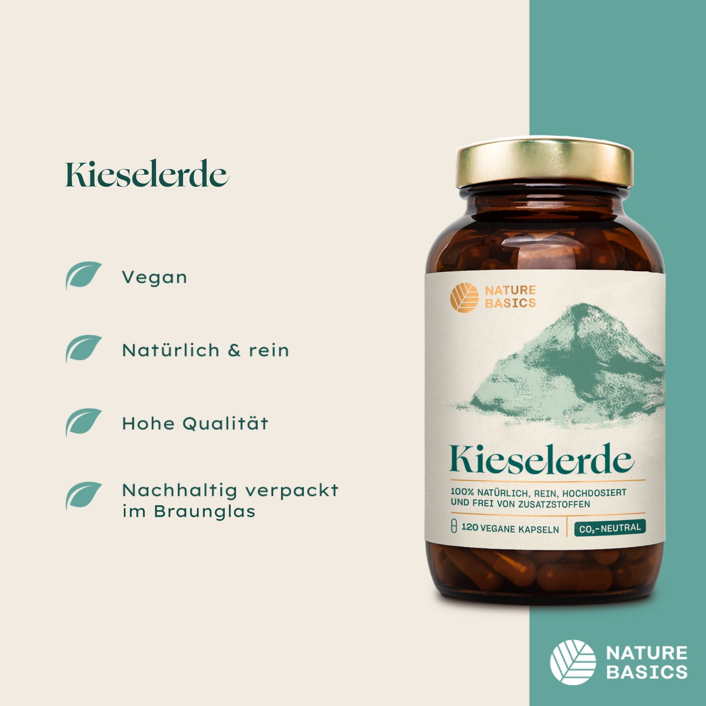 Kieselerde Kapseln