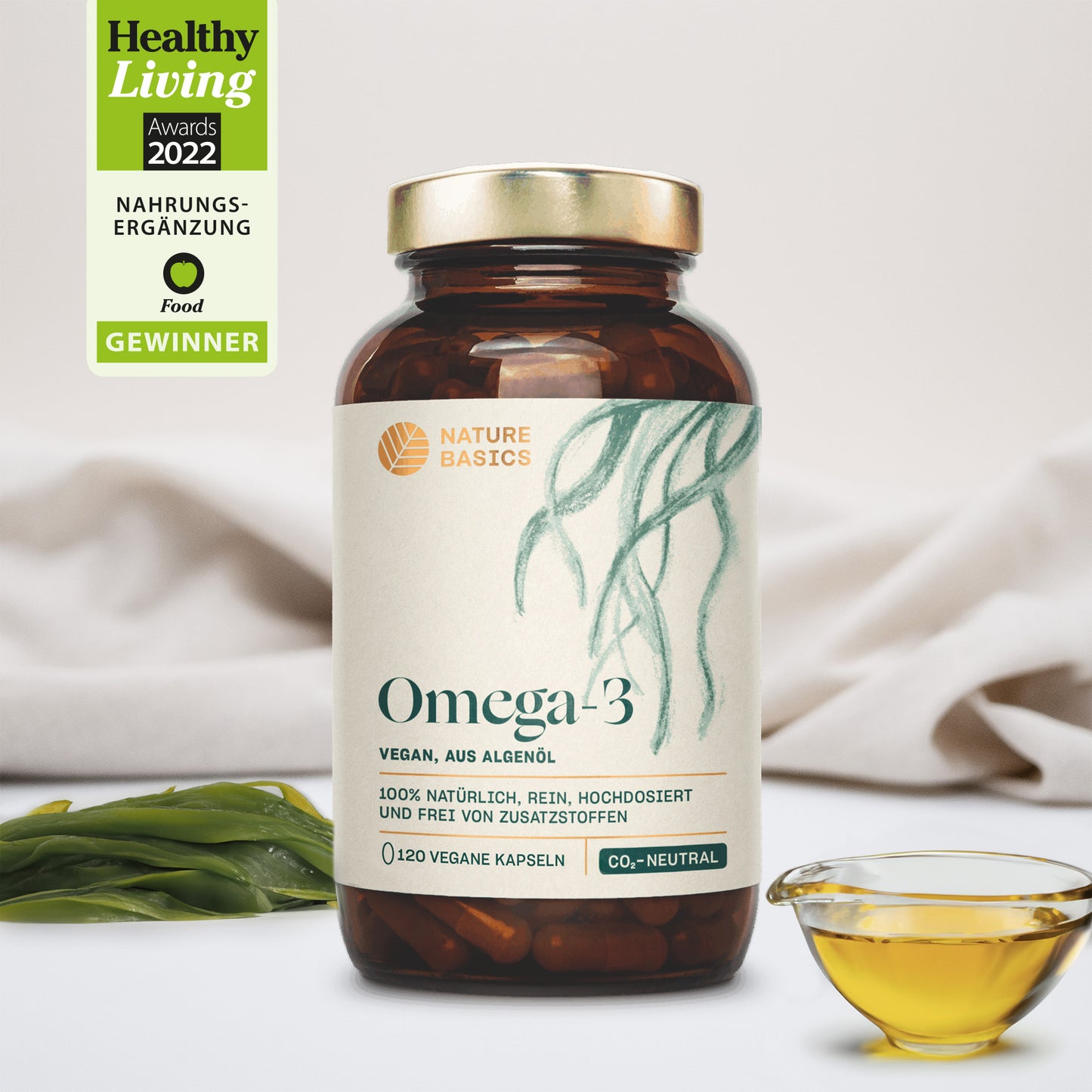 Omega-3 Algenöl Kapseln