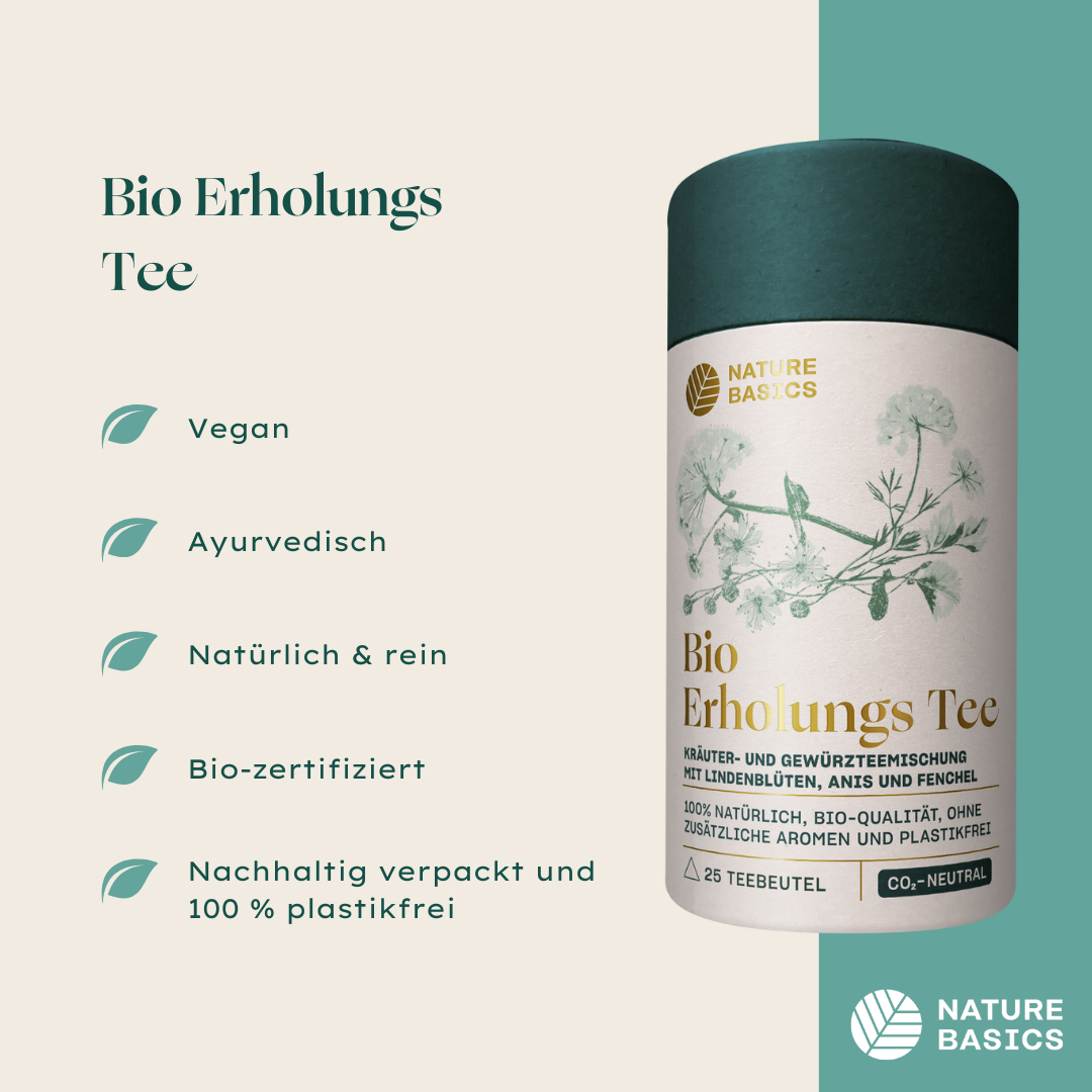 Ayurveda Bio Erholungs- &amp; Wellness Tee | süßlich-würzig | 50g-25 ...