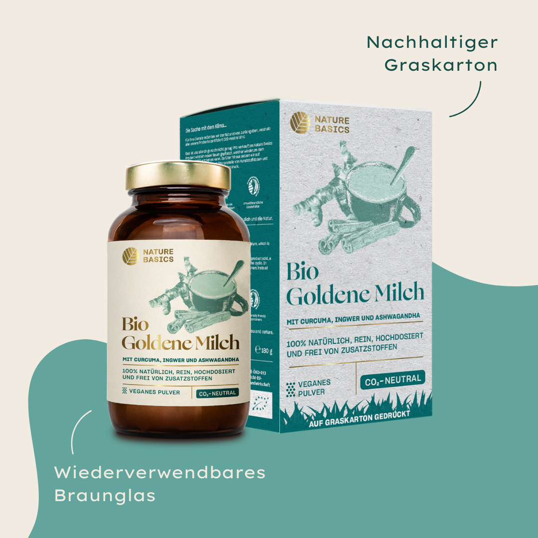 Bio Goldene Milch Pulver | Natürlich, Vegan, Ohne Zusätze | 180g-36 ...