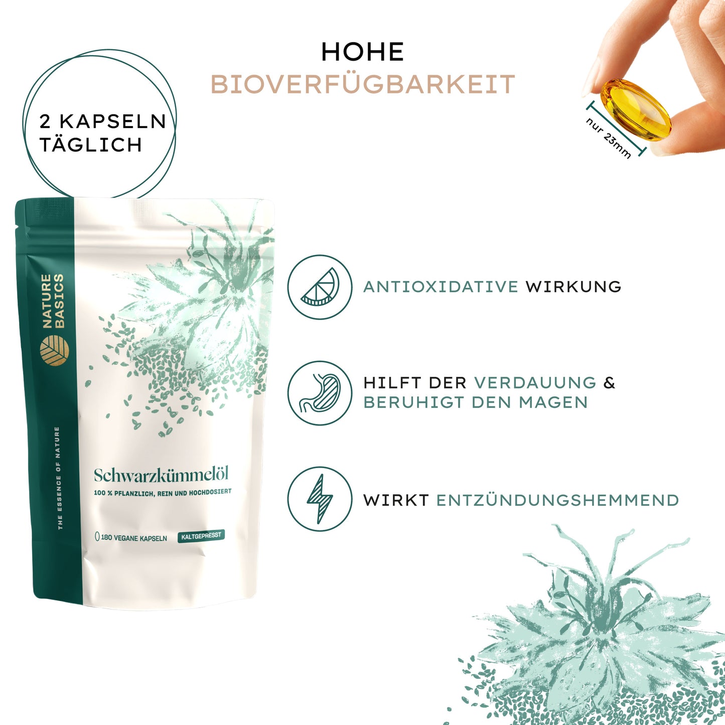 Schwarzkümmelöl Kapseln