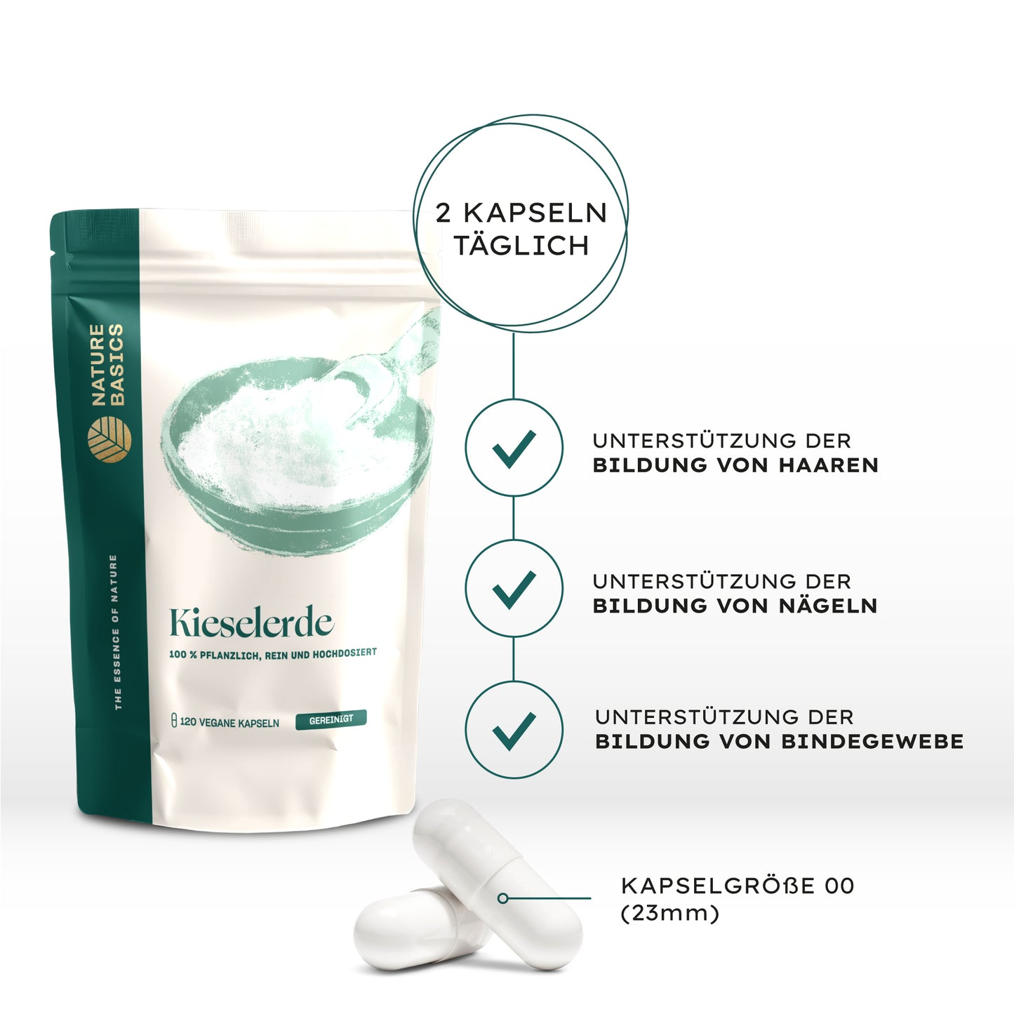 Kieselerde Kapseln